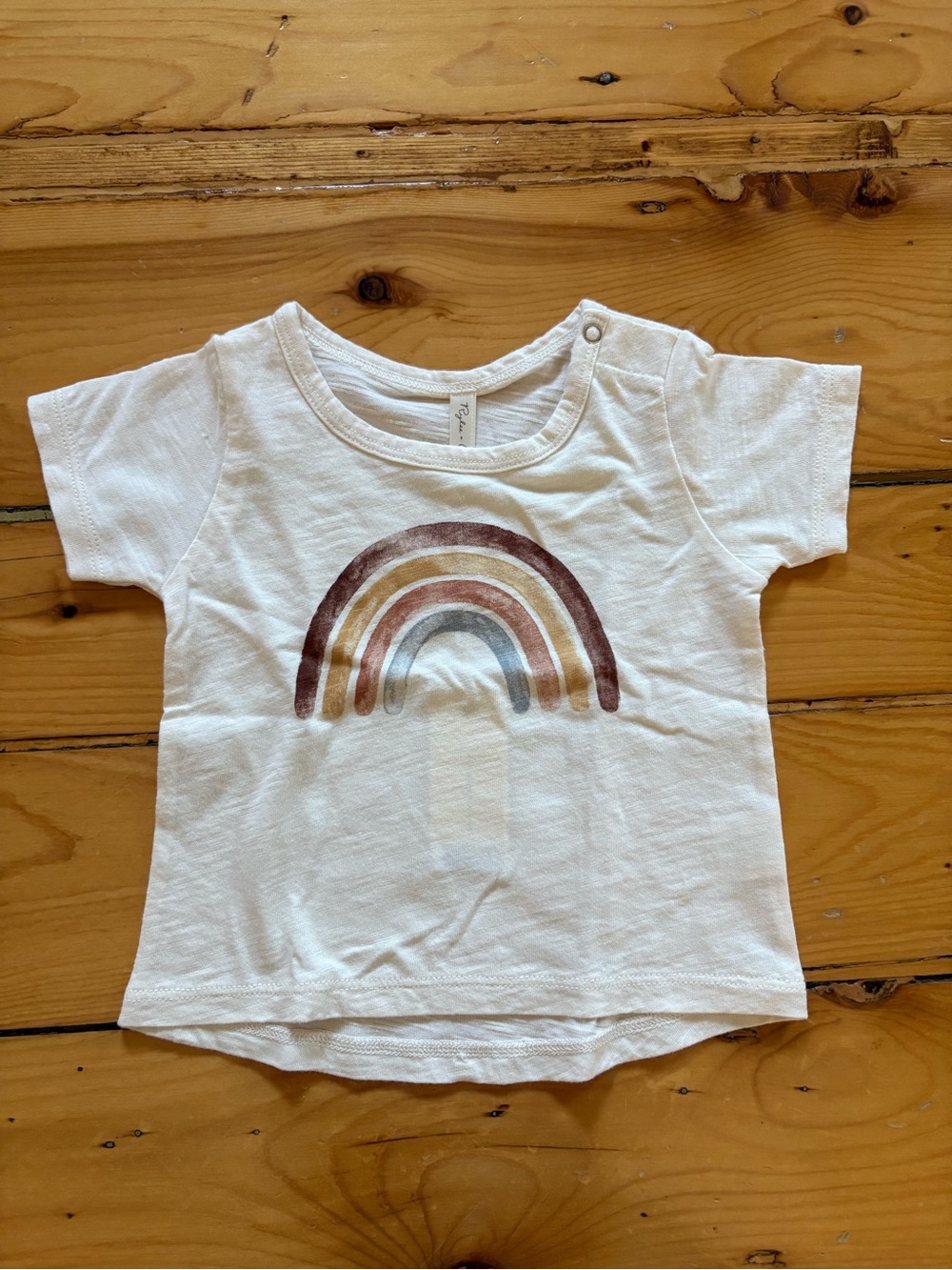 Rylee & Cru NWT 0-3 Rainbow Print T-shirt